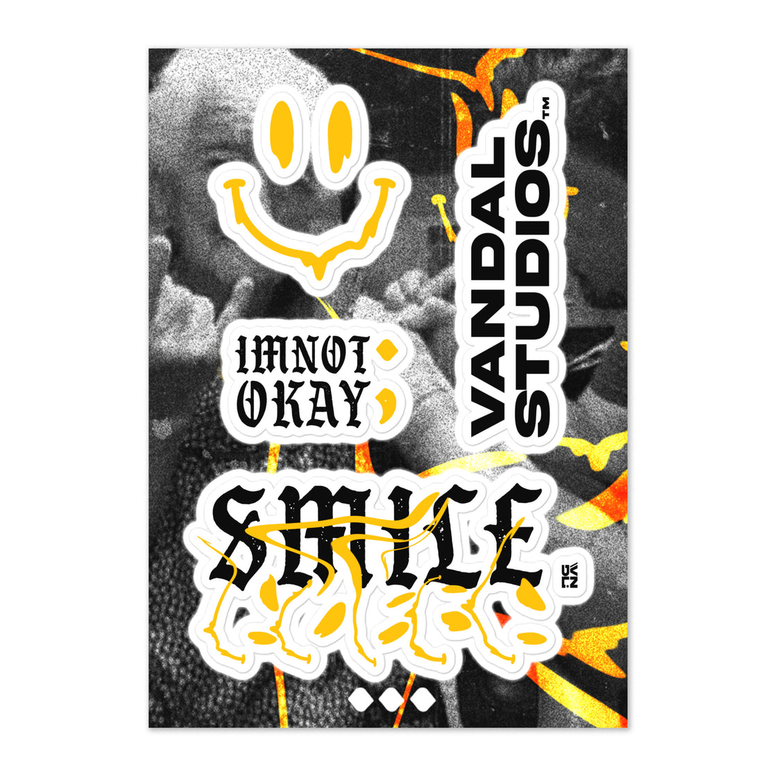 Smile Sticker sheet